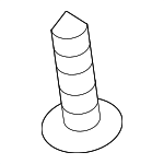 MB409436 - Body: Lock Switch Screw for Mitsubishi Image image