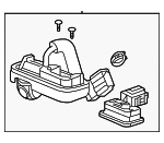 39530TX6A11 - Electrical: Rear Camera for Acura: ILX Image