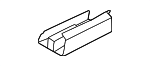 52105A41FE4 - Body: Ft End Track Cover for BMW Image