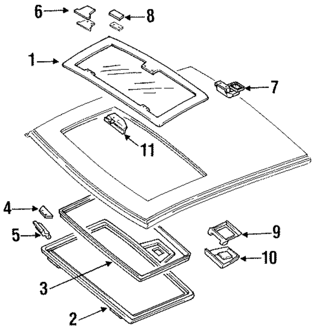 7386001M25 - : Lock for Nissan Image
