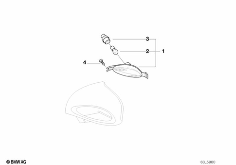 Turn Signals, Front for 1998 BMW-Motorrad R 1100 RT #0