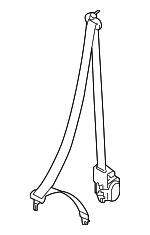 868859SE8A - : Seat Belt Assembly for Nissan: NV200 Image