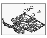 4KE803061E - Body: Floor Pan for Audi Image