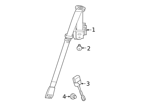 Seat Belt for 2021 BMW Z4 #0