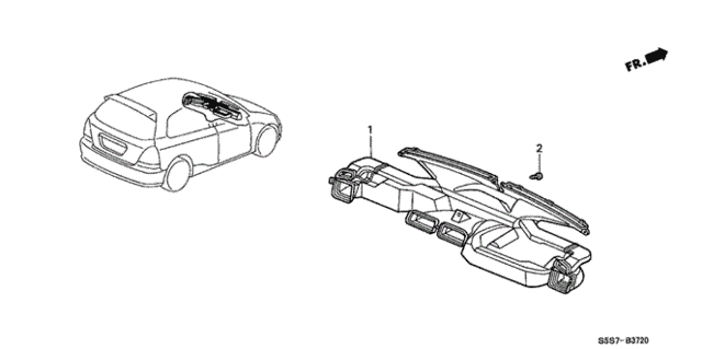 Duct for 2005 Honda Civic #0