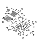 68590252AA - Body Sheet Metal Except Doors: Rear Floor Pan for Mopar Image