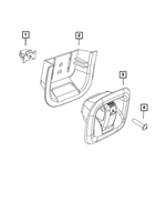 68507216AA - Interior Trim: W Type Clip for Mopar Image