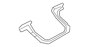 95855243500 - Body: Instrument Panel Crossmember Brace for Porsche Image