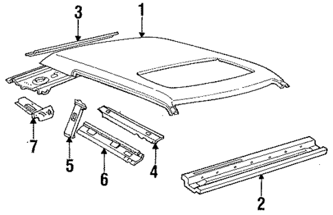 Roof for 1986 Lincoln Continental #0