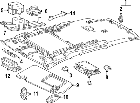 Interior Trim - Roof for 2025 Lexus NX350h #6