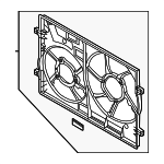 3Q0121205B - Cooling System: Fan &amp; Motor for Audi Image image