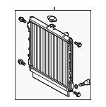 164000S010 - Cooling System: Radiator Assembly for Toyota: Sequoia, Tundra Image