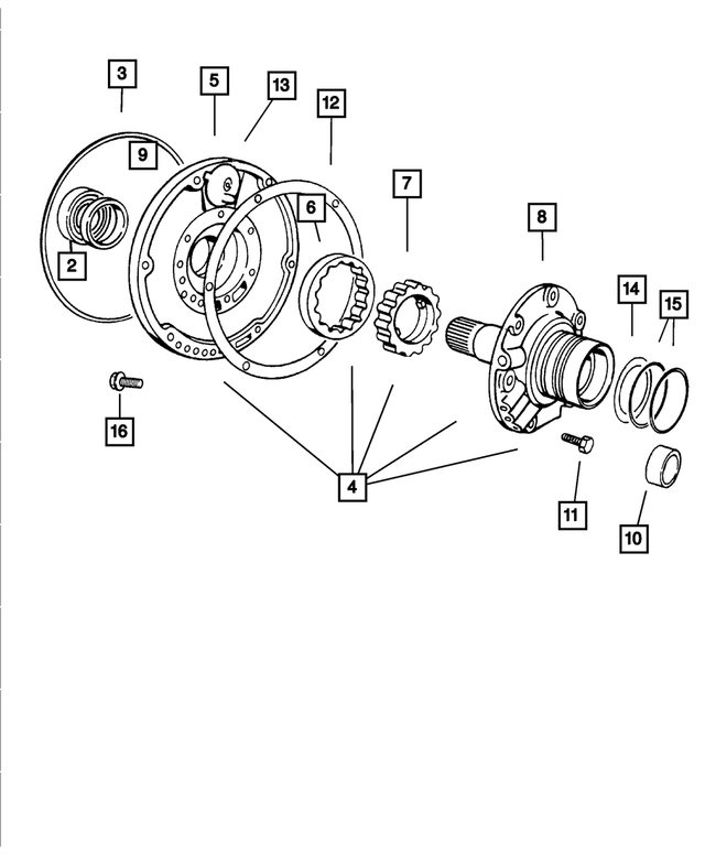 R4796467AE - Automatic Transmission 4 Speed: Transmission Pump Package for Mopar Image