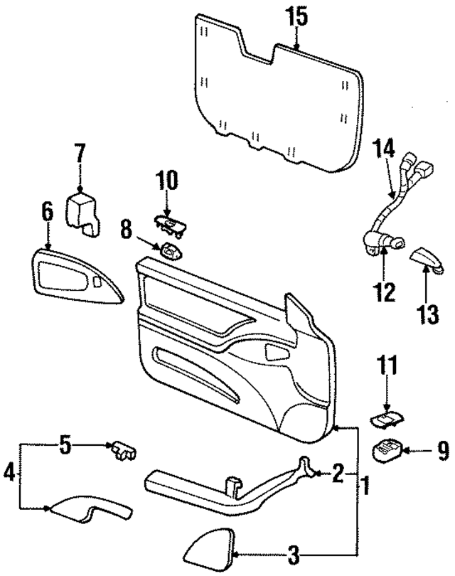 10283315 - Body: Door Trim Panel for GM Image