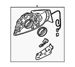 8K1857410AK01C - : Mirror Base for Audi: A4, A4 Quattro, S4 Image