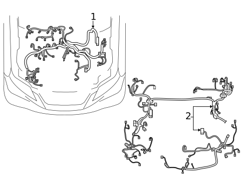 Wiring Harness for 2016 Lexus RX450h #0
