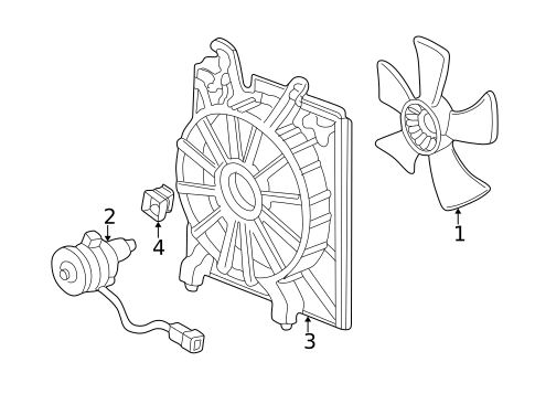 Cooling Fan for 2002 Honda Accord #0