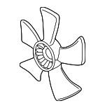 19020P8CA01 - : Fan Blade for Honda: Accord Image