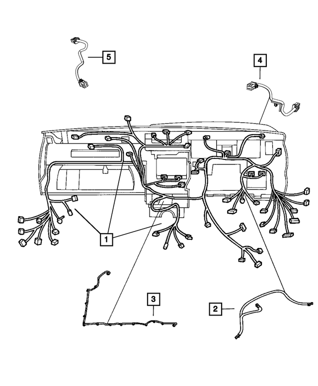 68068871AN - Electrical: Instrument Panel Wiring for Mopar Image image
