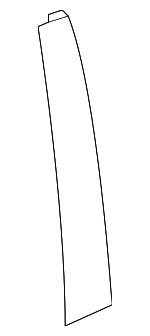 72470TG7A01 - Body: Applique for Honda: Passport, Pilot, Ridgeline Image