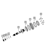5078634AA - 62TE; 6-Speed; Automatic Transaxle: Caged Needle Bearing for Mopar Image