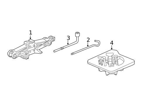 Jack & Components for 2015 Honda Accord #0