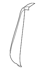 68109967AB - Body: Seat Back Pad for Dodge: Challenger Image