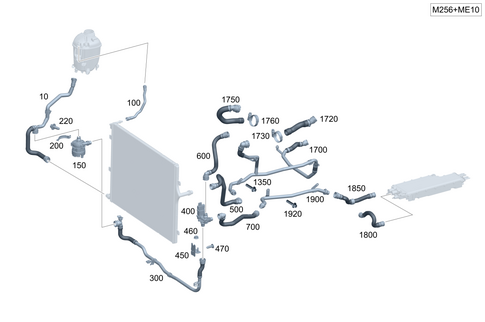 Low-Temperature Cooling Circuit for 2025 Mercedes-Benz S580e #0