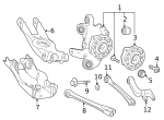 2133520700 - Suspension: Lower Control Arm Cover for Mercedes-Benz Image