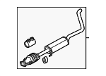 28600H9200 - : Center Muffler for Kia Image