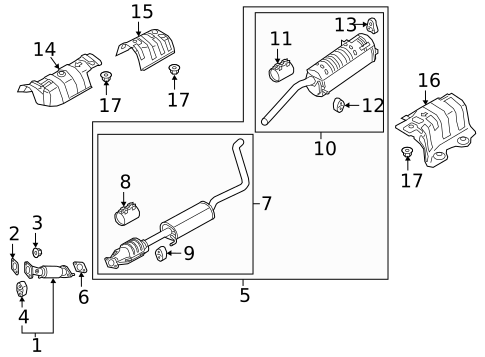 Exhaust Components for 2019 Kia Rio #0