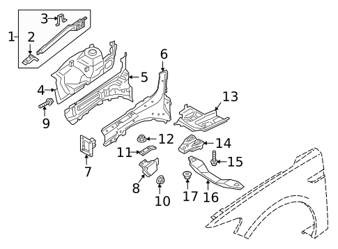Structural Components & Rails for 2019 Lincoln Continental #0