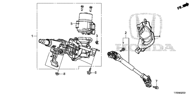 Steering Column (Eps) for 2019 Honda HR-V #0