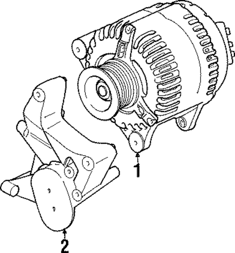 Alternator for 1997 Land Rover Defender 90 #1