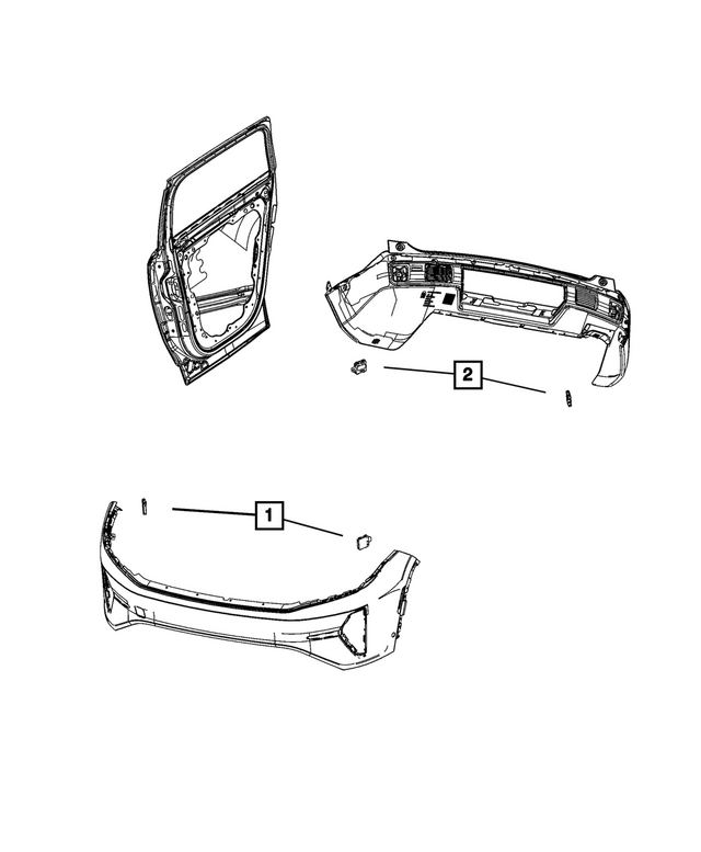 4699069AI - Electrical: Mid Range Radar for Mopar Image image