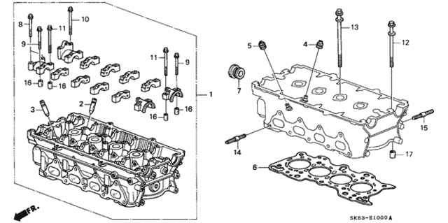 Cylinder Head for 1992 Acura Integra #0