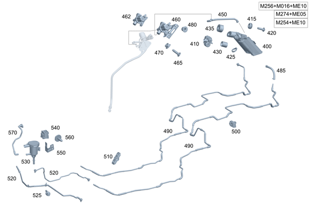 1674700001 - : Fuel Line for Mercedes-Benz Image