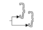 8R0998160 - Electrical: Retainer Spring for Audi Image