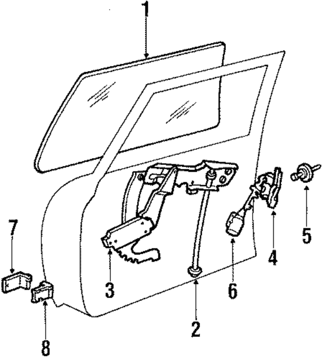 4467252 - Body: Door Lock Actuator Motor for Mopar Image