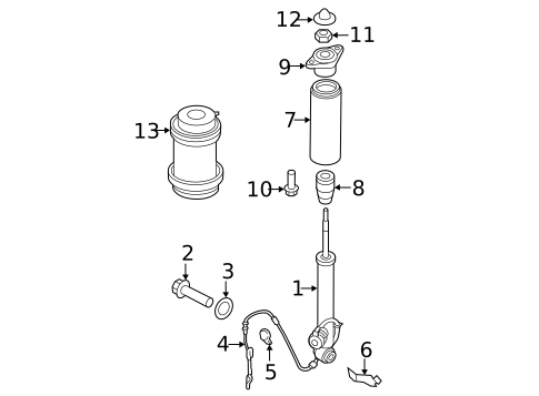 Shocks & Components for 2013 Hyundai Equus #0
