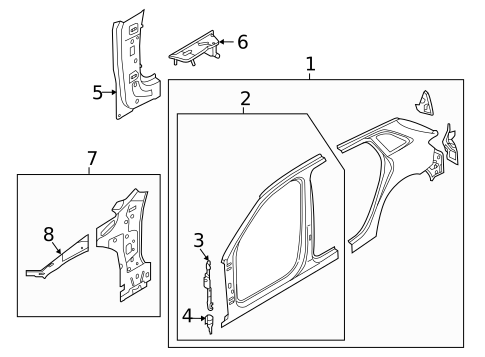 Aperture Panel for 2017 Audi A3 Sportback e-tron #0