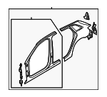 8V4810100E - Body: Uniside Panel for Audi: A3 Sportback e-tron Image