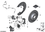 34208853916 - : Retaining Spring Brake Caliper for BMW Image
