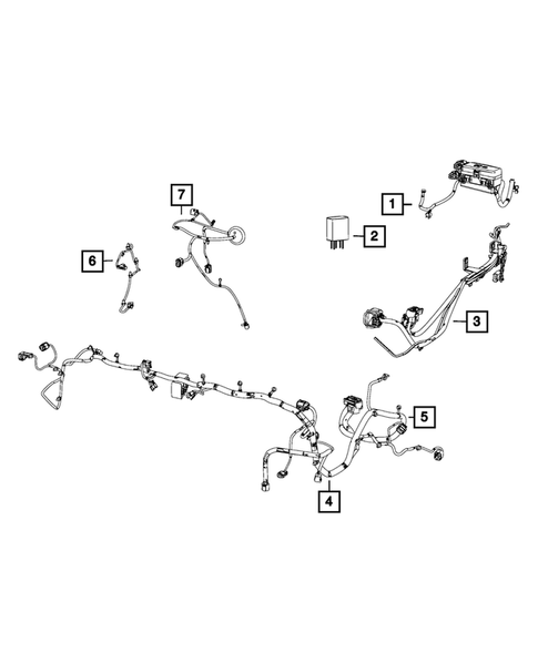 Wiring-Headlamp to Dash for 2017 Ram 3500 #4
