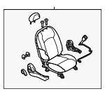 870009MD4A - Body: Seat Assembly for Nissan: Versa Note Image