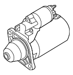 59911024H - : Starter for Audi: Q7 Image