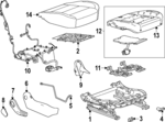13561915 - Body: Cushion Frame for Chevrolet: Silverado EV | GMC: Sierra EV Image