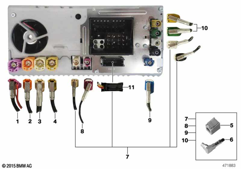 Scope of Repair Work Main Wiring Harness for 2019 BMW 740iX #1