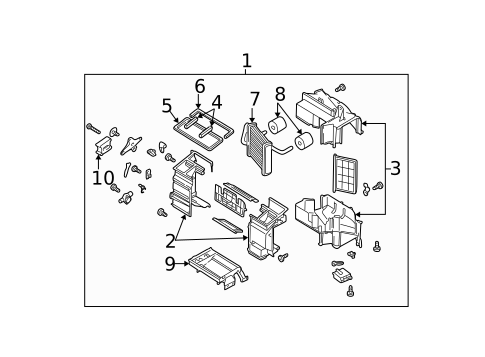 Heater Components for 2000 Subaru Outback #0