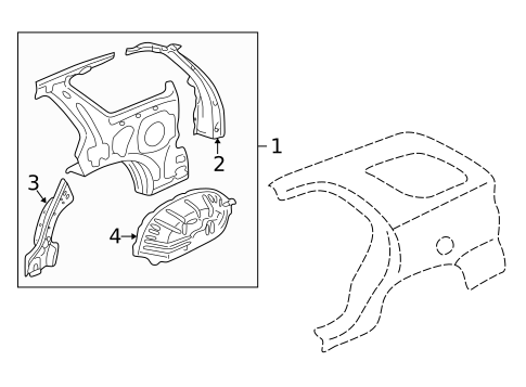 Inner Structure for 2006 Acura MDX #0